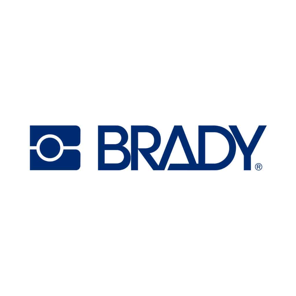 Brady logo – leverancier van logistieke identificatie- en labeloplossingen, partner van Fabriek Logistiek